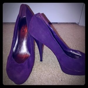 Plum 6 inch stiletto heel